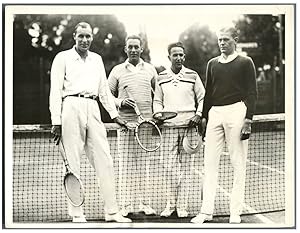 Mexico City, Bill Tilden, Bob Kinsey, Alfonso Unda and Wilmer Allison