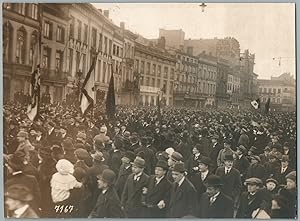 WWI, Belgique, Antwerpen, Die Volksabstimmung für den Rat von Flandern