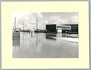 Sénégal, Saint Louis, Quartiers populaires sinistrés pendant la crue (hivernage 1969)