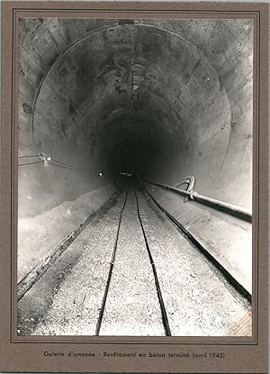 Construction de la Centrale Hydroélectrique de Cordéac entre 1942-1948