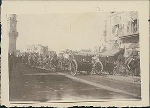 Syrie, La Ville d'Alep pendant le Mandat Français, 1920. Passage de l'Artillerie Française