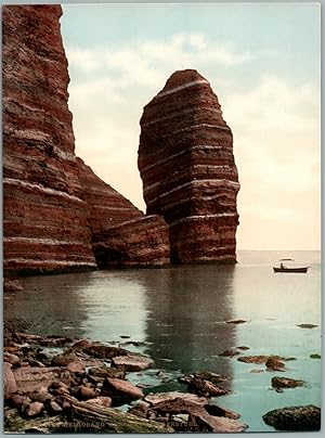 Helgoland. Mönch und Predigerstuhl.