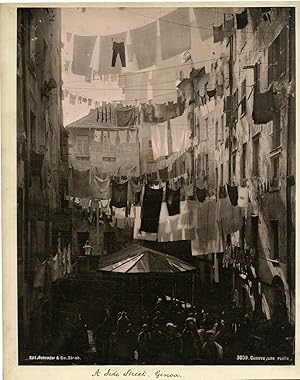 Schroeder. Italie, Genova, Une Rue