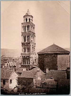 Croatia, Spalato (Split), Tempel und Glockenturm