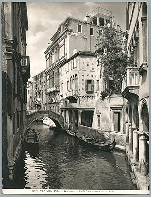 Anderson, Italia, Venezia, Palazzo Widmann e Rio S. Canciano