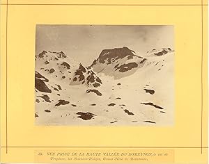 France, Vue prise de la Haute Vallée du Domeynon, Col de Freydane