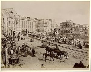 Ed. Alinari, Italia, Napoli, Strada di Santa Lucia