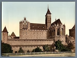 Marienburg i. Pr. Die Marienburg. Ostseite.