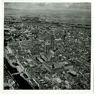 France, Strasbourg, vue aérienne