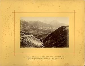 France, Vallée de Lus la Croix Haute, vue du Col de Grimone