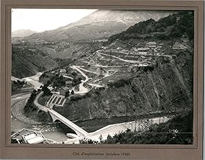 Construction de la Centrale Hydroélectrique de Cordéac entre 1942-1948