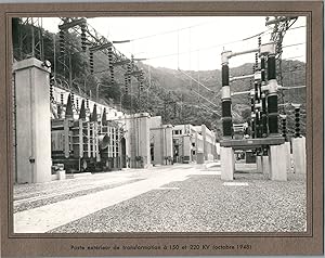 Construction de la Centrale Hydroélectrique de Cordéac entre 1942-1948