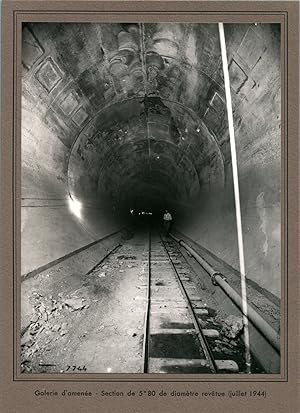 Construction de la Centrale Hydroélectrique de Cordéac entre 1942-1948