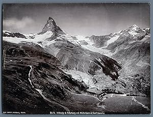 Wehrli. Suisse, Riffelalp & Riffelberg mit Matterhorn & Dent blanche
