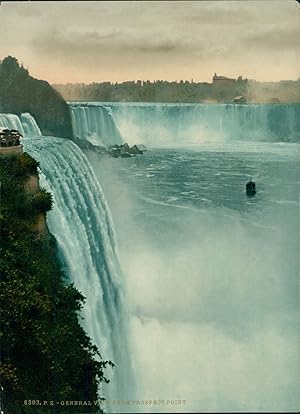États-Unis, New York, Niagara Falls, General View from Prospect Point.