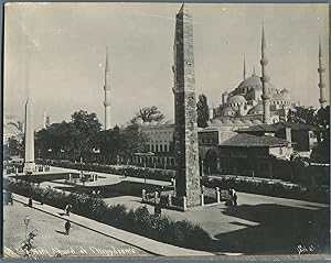 Sébah. Turquie, Mosquée Ahmed et l'Hippodrome