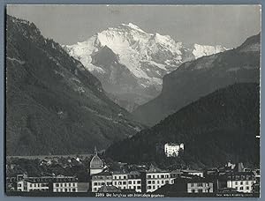 Gebr. Wehrli, Schweiz, Die Jungfrau vom Interlaken gesehen