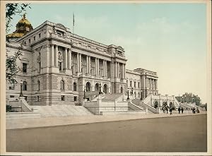 États-Unis, Washington, Library of Congress, West Façade.