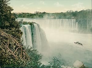 États-Unis, New York, Niagara, Horseshoe Fall from Goat Island.