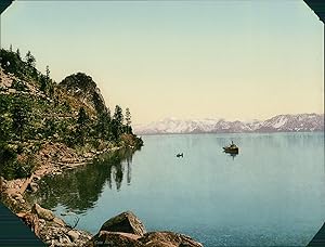 États-Unis, California, Lake Tahoe and Mount Tallac.