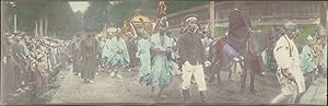 Japan, Panoramic View. Nikko Religious Procession