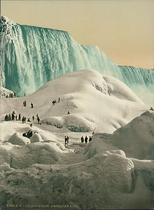 États-Unis, New York, Niagara Falls, Ice Mountain.