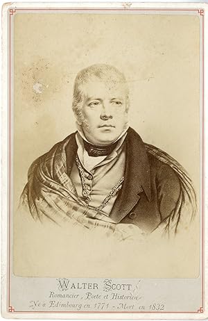 Sir Walter Scott, Scottish historical novelist, playwright and poet by E. Neurdein