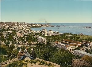 Beyrouth. La ville et le port, vue prise de Saint-Dimila.