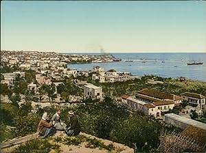Beyrouth. La ville et le port, vue prise de Saint-Dimila.