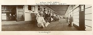 Princess. Prince. Mrs Nelson, Mr Hughes - panoramic view taken on board of a ship