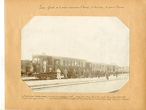 France, St Mariens 1904, voiture automotrice V.Purrey