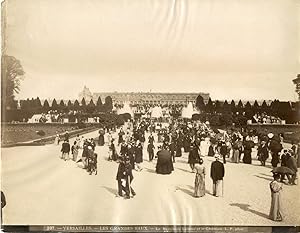 France, Versailles, Les Grandes Eaux, Bassin de Latone et le Château