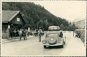 Autriche, Douane allemande, 1952, Vintage silver print