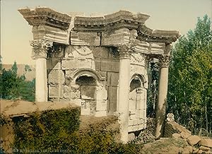 Balbek. Le Temple circulaire (temple de Vénus).