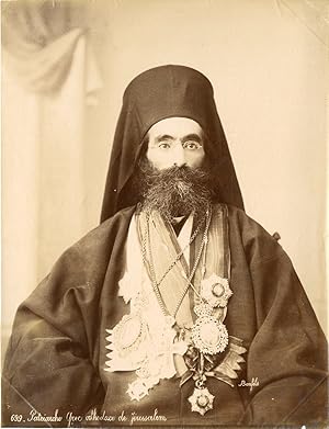 Bonfils. Palestine, patriarche grec orthodoxe de Jérusalem