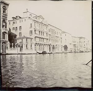 Italie, Venise, Palazzos sur le canal, ca.1905, Vintage citrate print