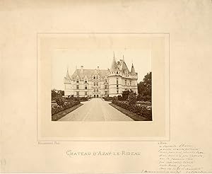 Mieusement, France, Château d'Azay le Rideau, 1879