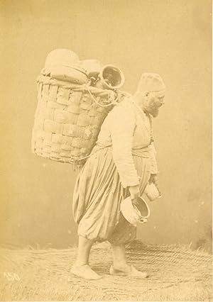 Maghreb, Porteur, ca.1875, Vintage albumen print