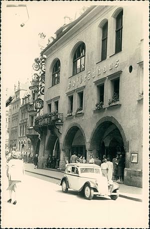 Allemagne, Munich, Le Hofbräuhaus am Platzl, 1952, Vintage silver print