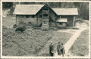 Autriche, Chalet, 1952, Vintage silver print