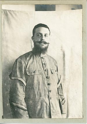 Indochine, Annam, Un Français, ca.1910, Vintage silver print