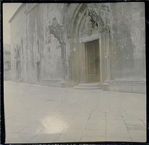 Italie, Venise, Entrée d'une église, ca.1905, Vintage citrate print
