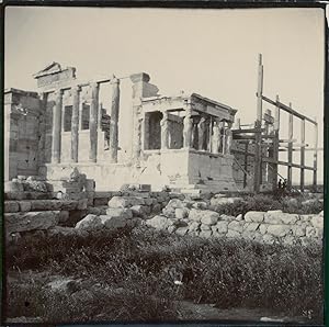 Grèce, Athènes, Temple d'Athéna Nikè, ca.1905, Vintage citrate print