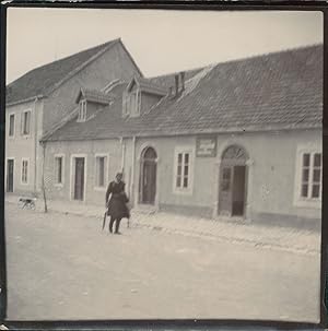 Grèce, Rue, ca.1905, Vintage citrate print