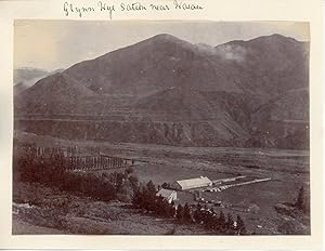 Nouvelle Zélande, Station d'élevage de Glynn Wye près de Waiau, ca.1895, Vintage albumen print