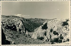 Espagne, Rochers, ca.1952, Vintage silver print