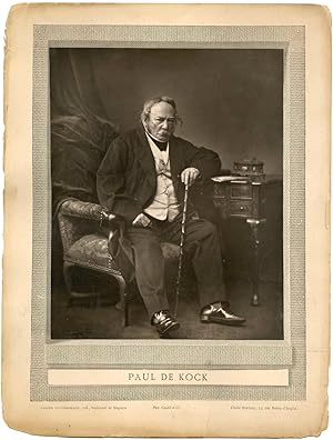 Galerie Contemporaine, Paul de Kock (1793 - 1871), est un romancier, auteur dramatique et librett...