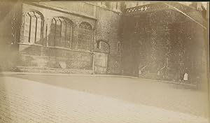 Belgique, Bruges, La chapelle du Saint-Sang, 1908, Vintage citrate print