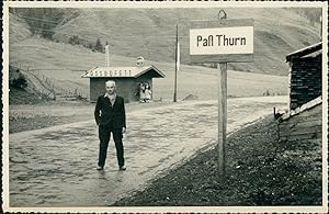 Autriche, Ligne de partage entre le Tyrol et la province de Salzburg, 1949, Vintage silver print