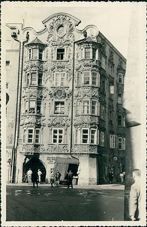 Autriche, Innsbruck, Helblinghaus, 1949, Vintage silver print